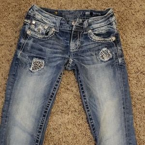 Miss Me Cuffed Capri